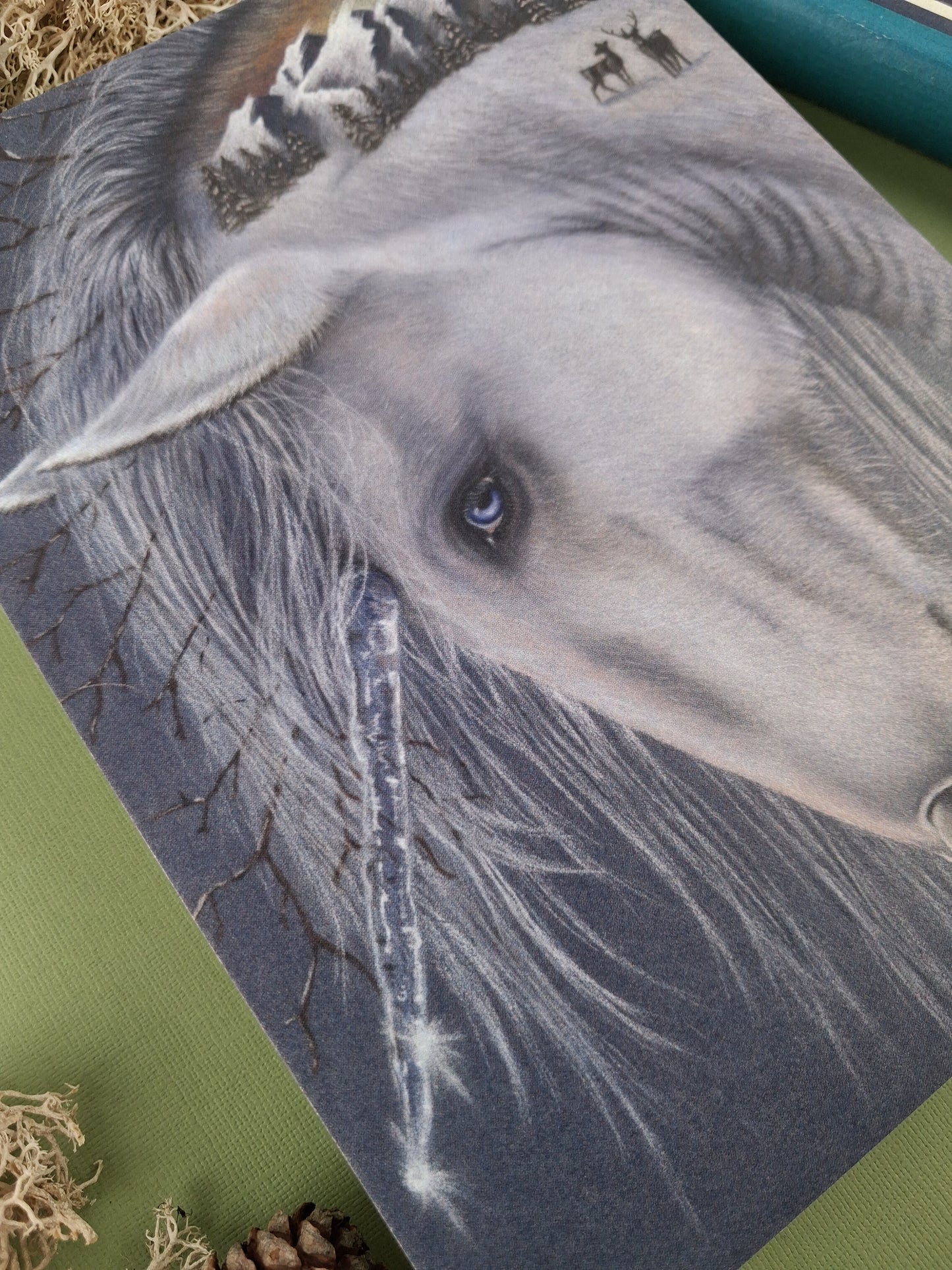 Winter Unicorn Art Print