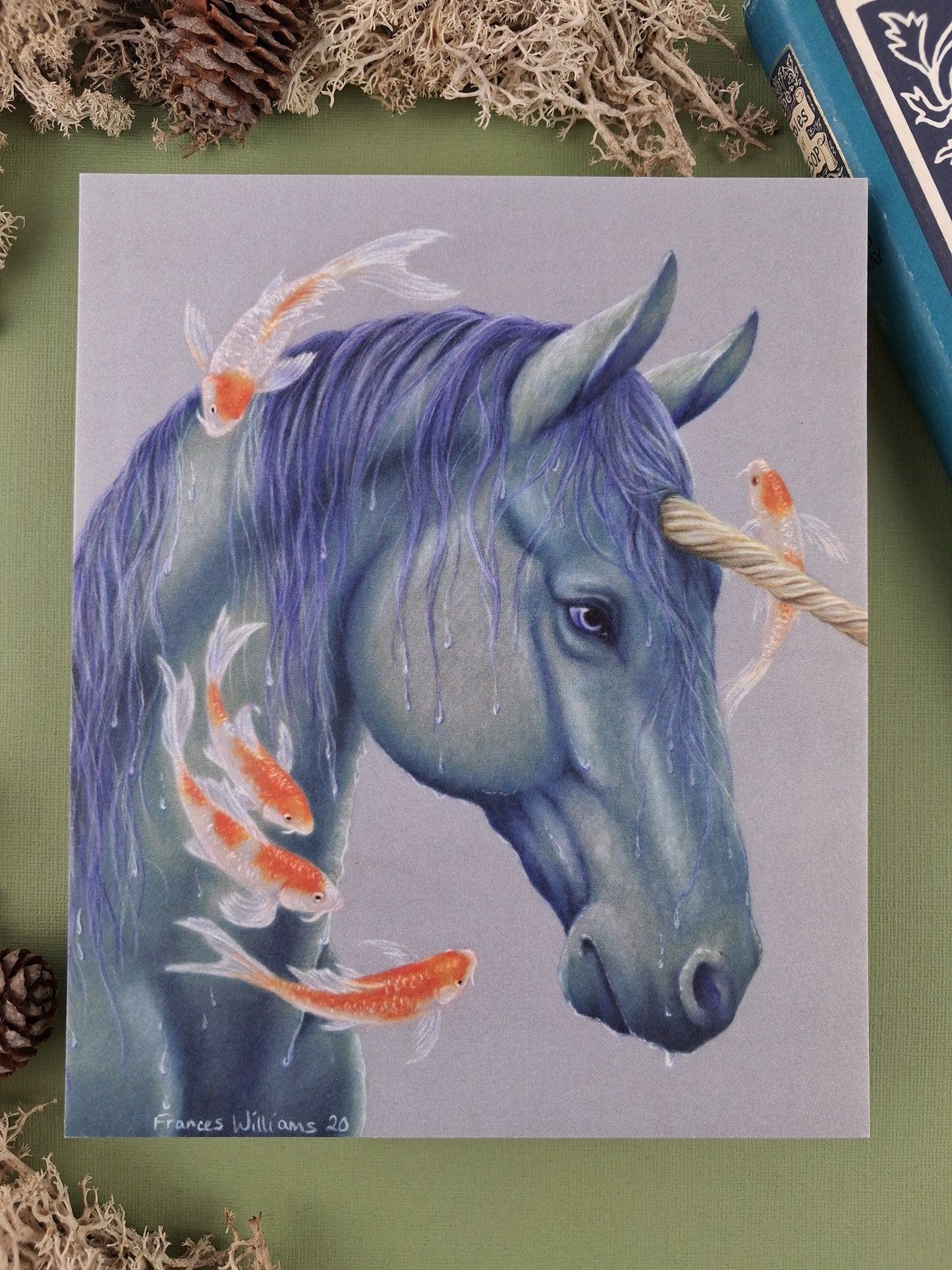 Water Unicorn Art Print