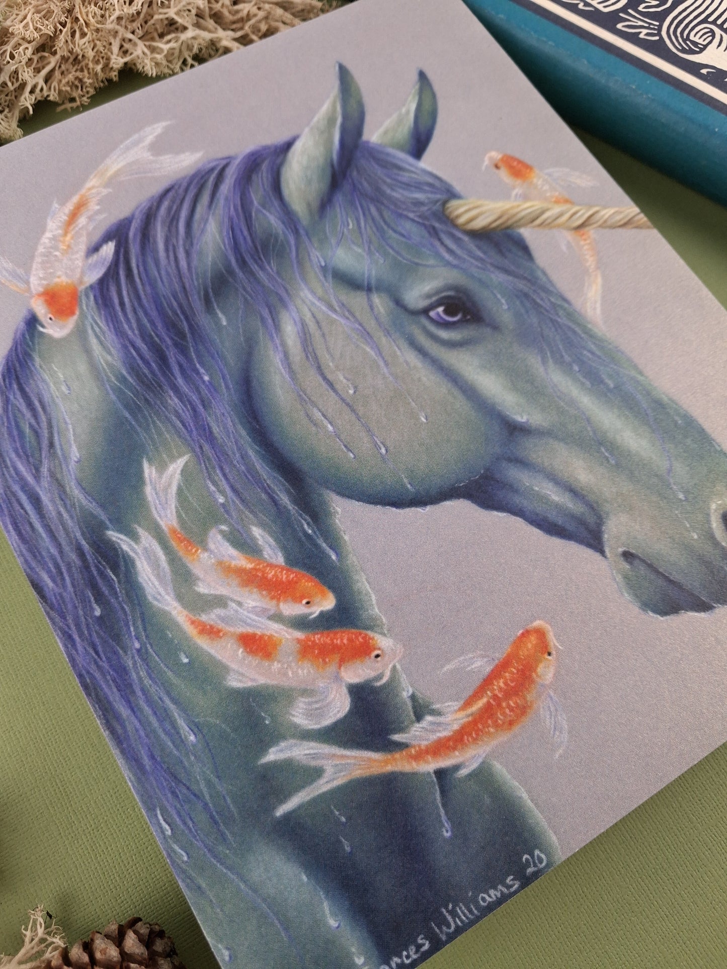Water Unicorn Art Print