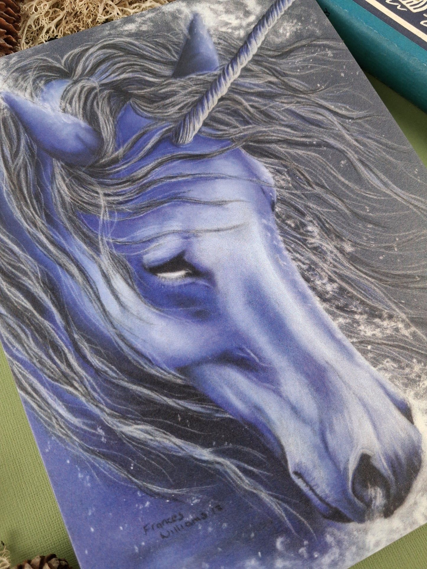 Ice Unicorn Art Print
