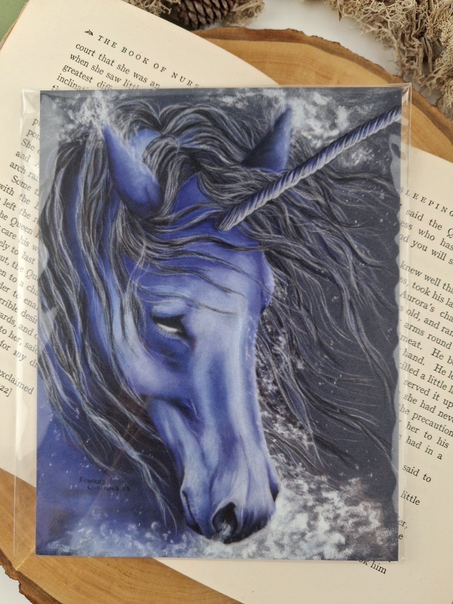 Ice Unicorn Art Print