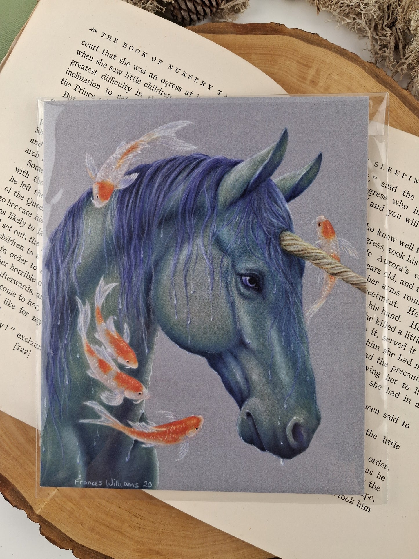 Water Unicorn Art Print