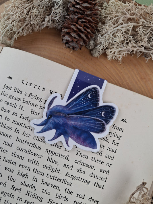 Moon Moth Magnetic Bookmark