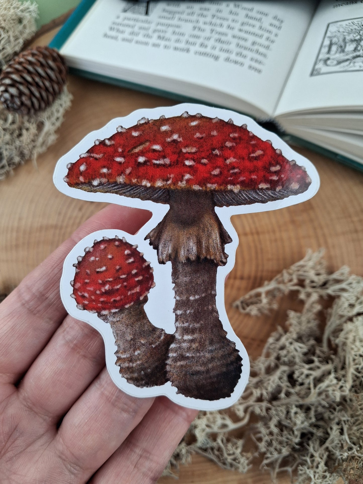 Mushroom Vinyl Sticker