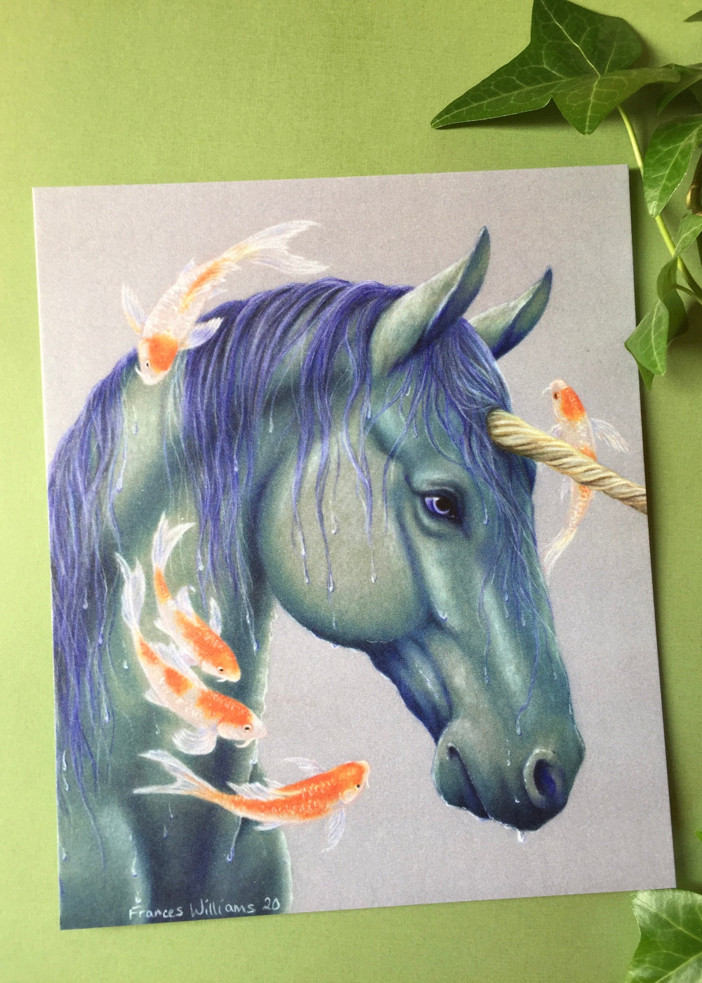 Water Unicorn Art Print