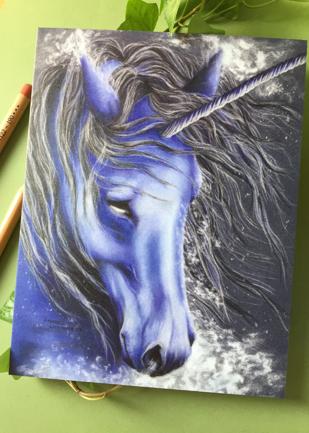 Ice Unicorn Art Print
