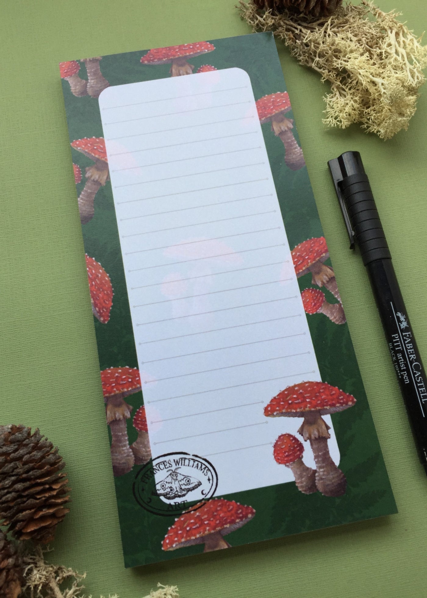 Mushroom List Pad