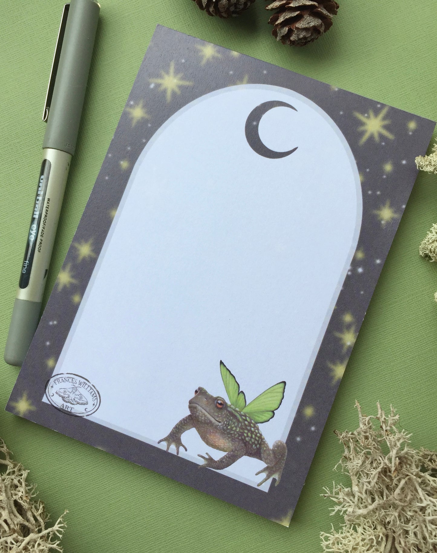Faerie Toad A6 Notepad