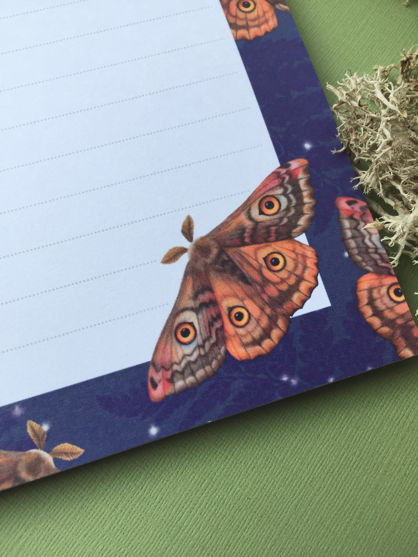 Owl Moth A5 Notepad