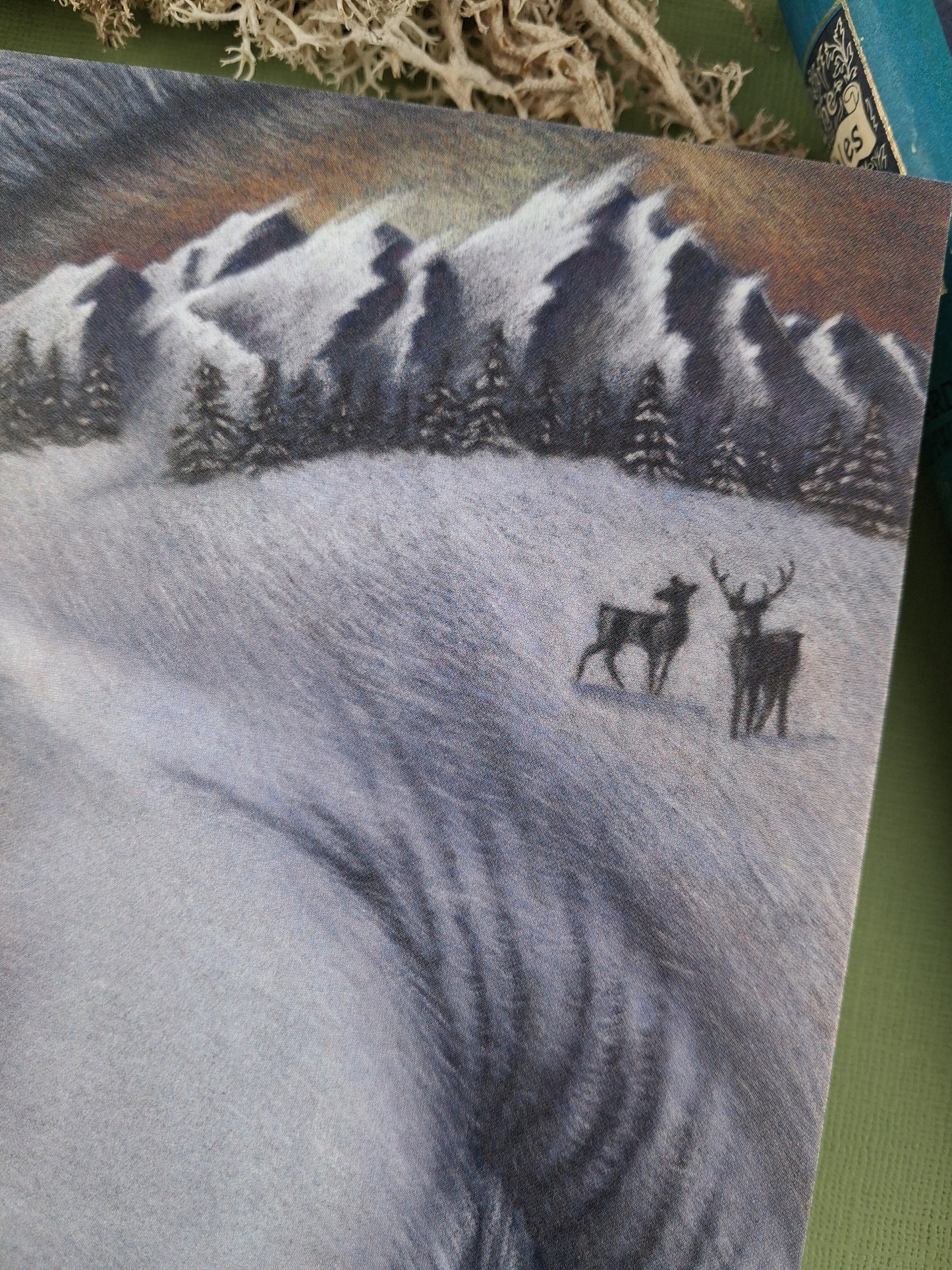 Winter Unicorn Art Print
