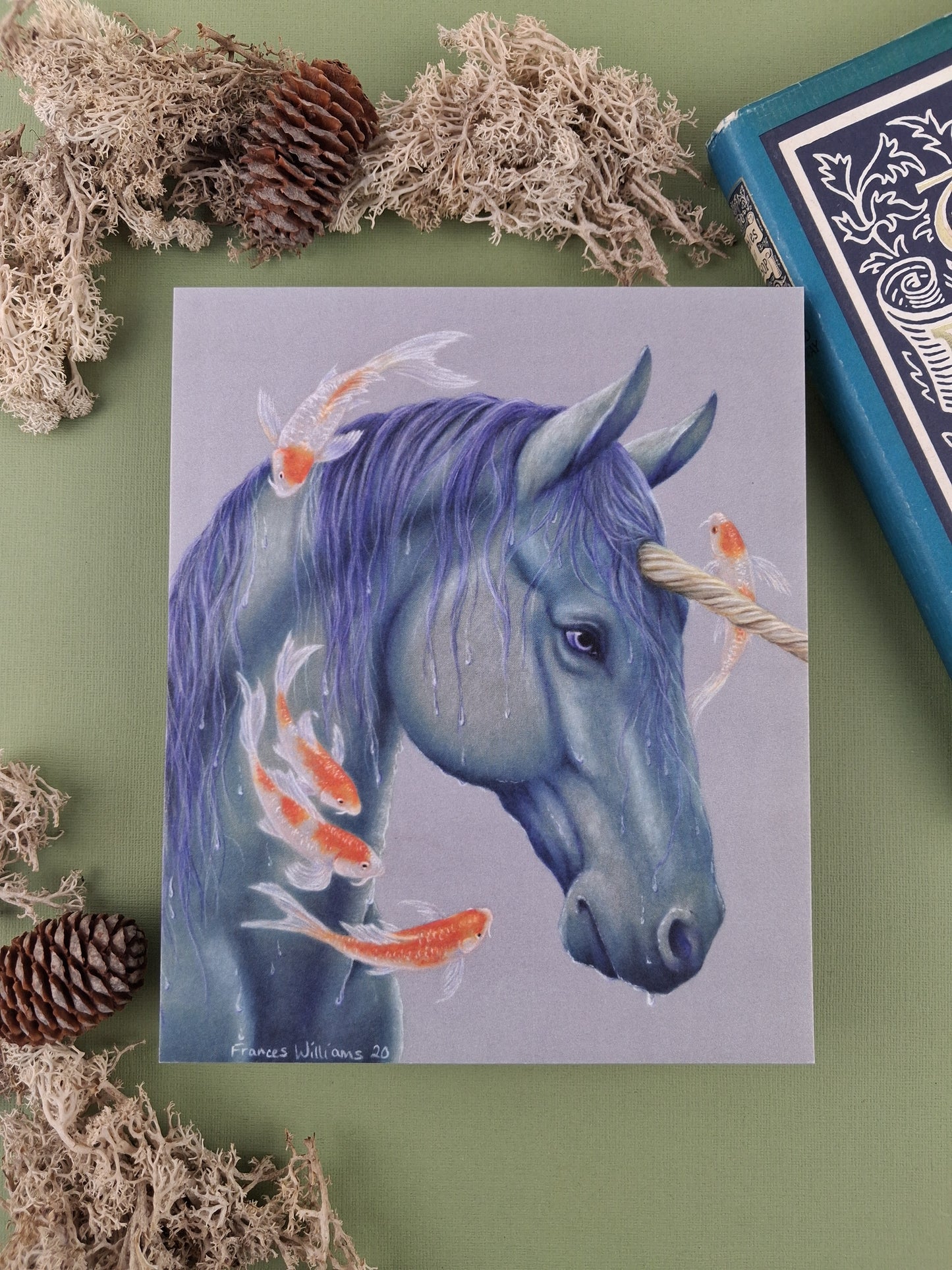 Water Unicorn Art Print