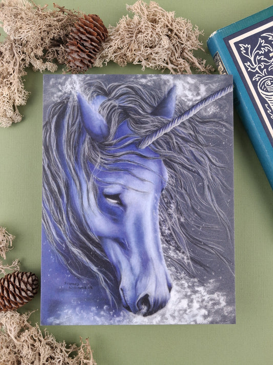 Ice Unicorn Art Print