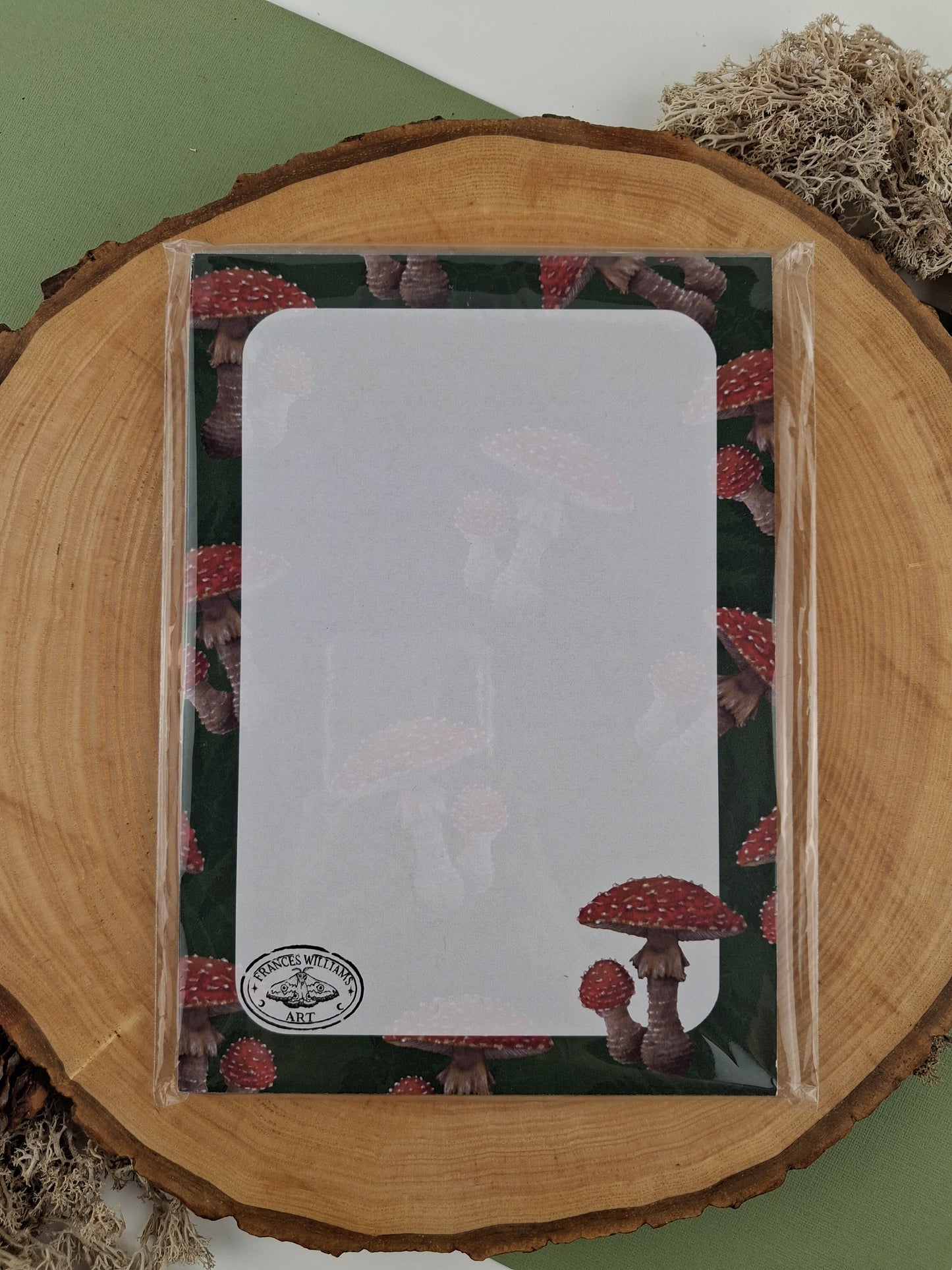 Mushroom A5 Notepad