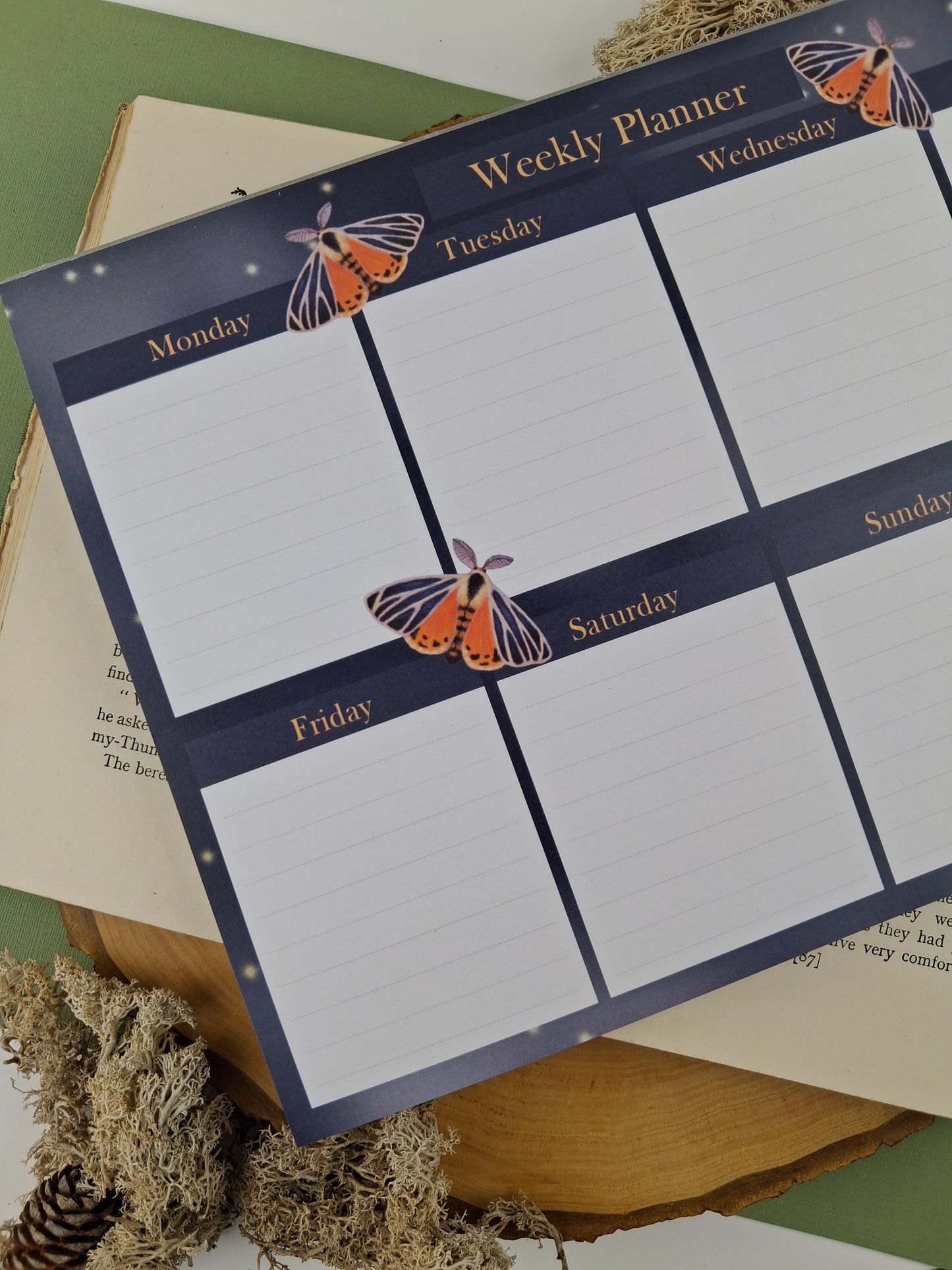 Midnight Guardian A4 Weekly Planner