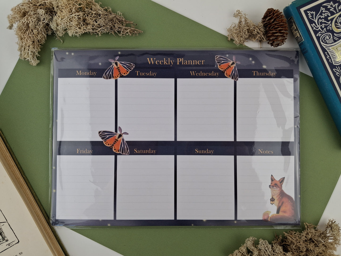 Midnight Guardian A4 Weekly Planner