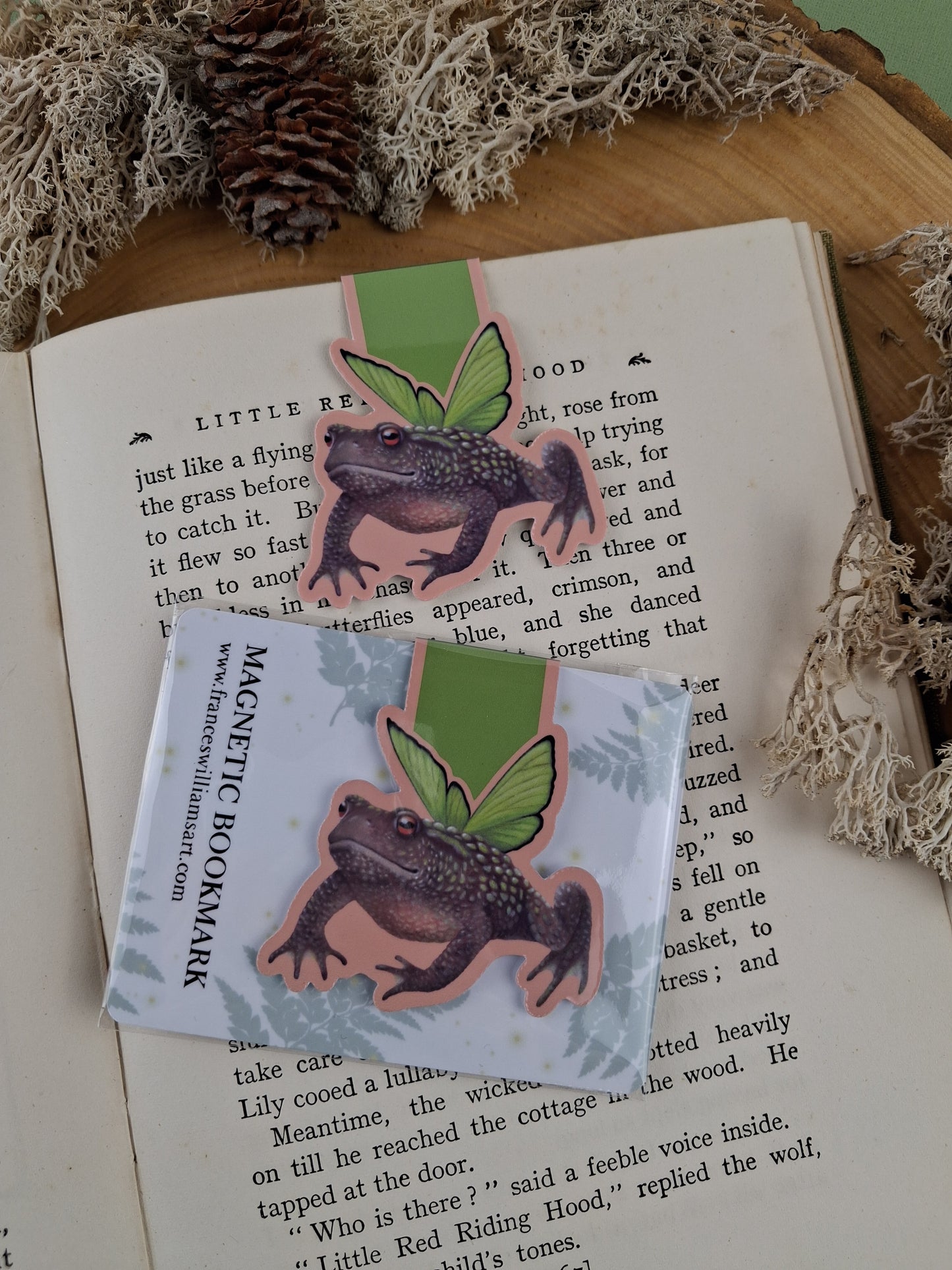 Faerie Toad Magnetic Bookmark