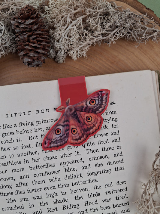 Owl Eyed Moth Magnetic Bookmark