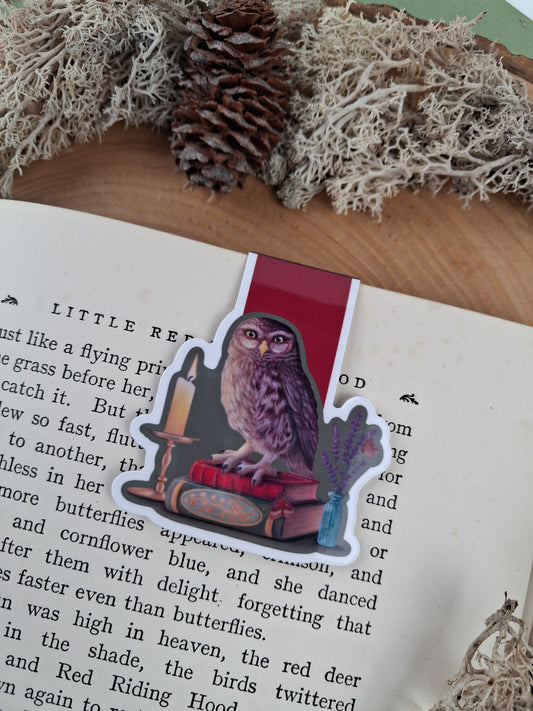 Bookish Owl Magnetic Bookmark