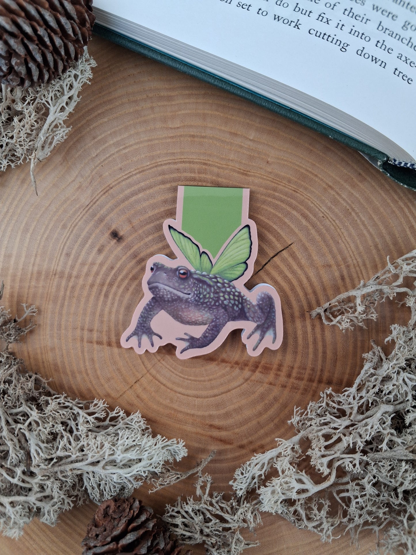 Faerie Toad Magnetic Bookmark