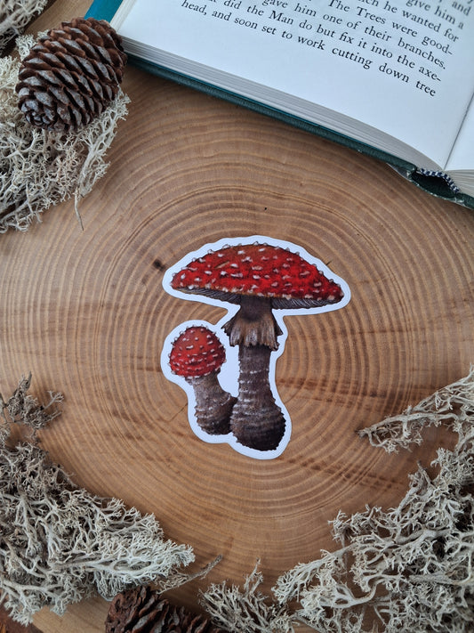 Mushroom Vinyl Sticker