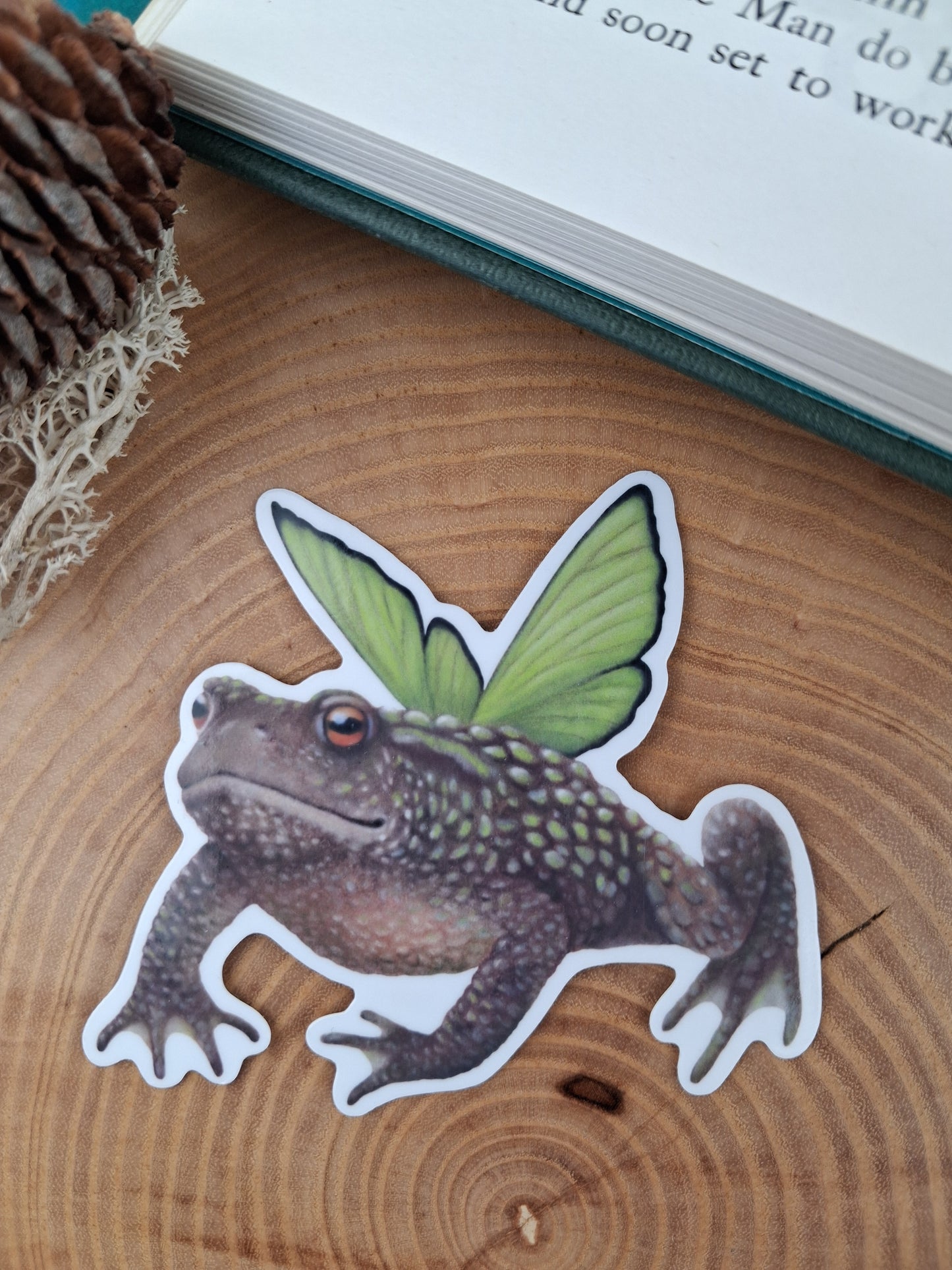 Faerie Toad Vinyl Sticker