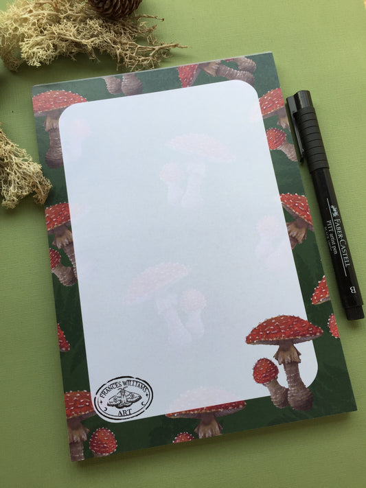 Mushroom A5 Notepad