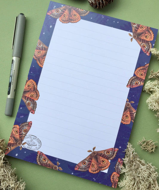 Owl Moth A5 Notepad