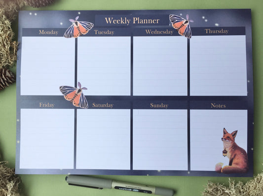 Midnight Guardian A4 Weekly Planner