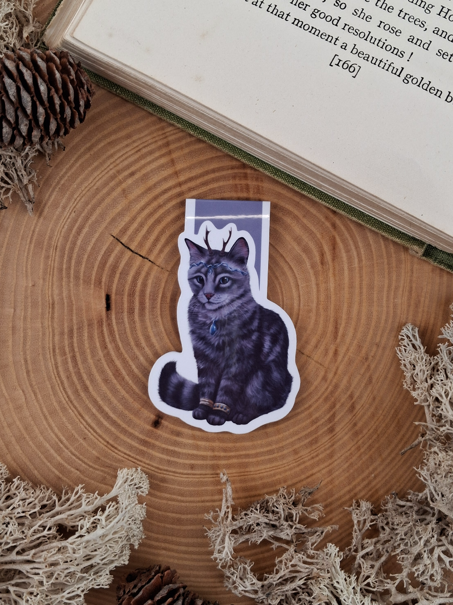 Fawn Cat Magnetic Bookmark
